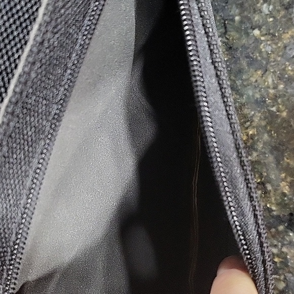 Samsonite Black Canvas Laptop Computer Briefcase Bag w/ Shoulder Strap - 16" - Picture 6 of 11